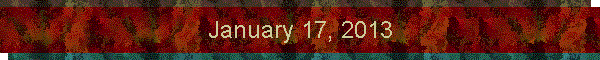 January 17, 2013