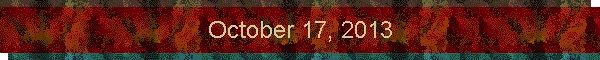 October 17, 2013